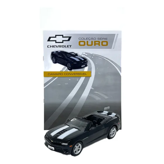 Chevrolet Série Ouro Miniatura Camaro Conversível 2014 Ed13