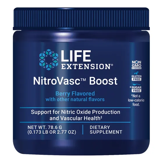 Suplemento Life Extension Nitrovasc Boost 30 Porciones
