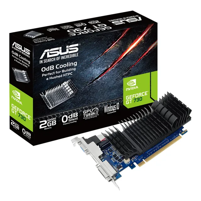 Tarjeta Gráfica Asus Geforce Gt 730 2gb Gddr5 Low Profile