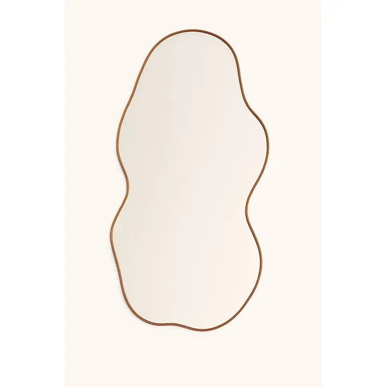 Espelho Orgânico 170x70 Grande Corpo Inteiro Com Moldura