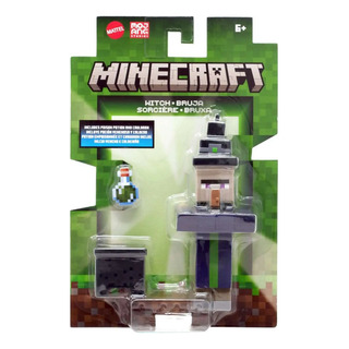 Witch Bruxa Minecraft 10cm C/ Acessorios Mattel Gtp08 Witch Bruxa Minecraft 10cm C/ Acessorios Mattel Gtp08