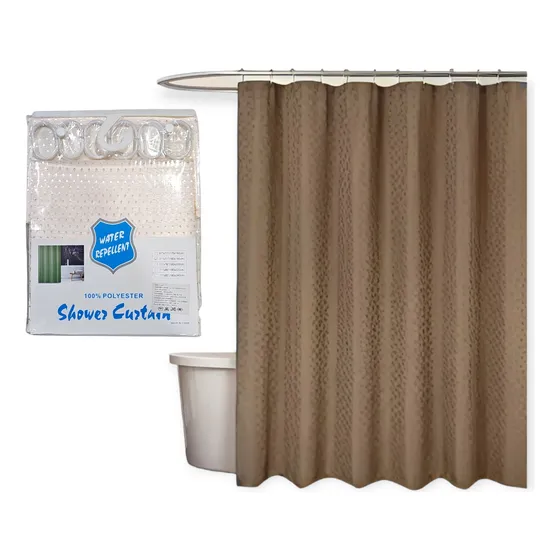 Cortina Baño Tipo Tela Lavable 180x180 Gruesa Cortina Ducha