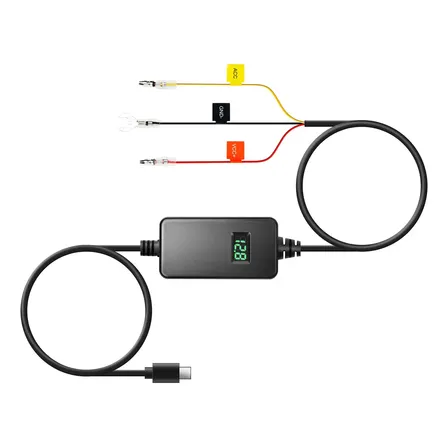 70mai Hardwire Kit Up06 Tipo C Vigilância Estacionamento 24h Preto Hardwire Kit-up06