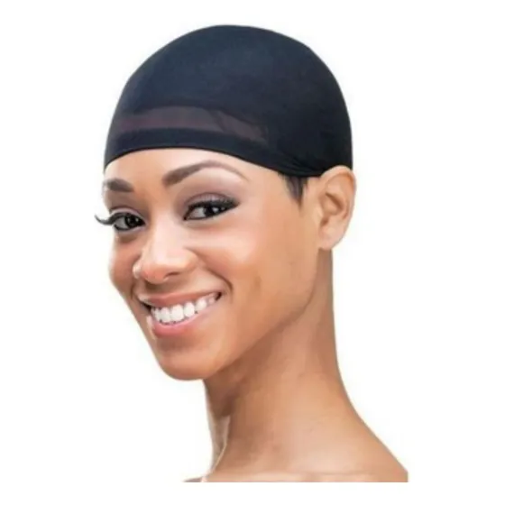 2 Toucas Nero Wig Cap Waves, Tranças Penteados Wave Cap