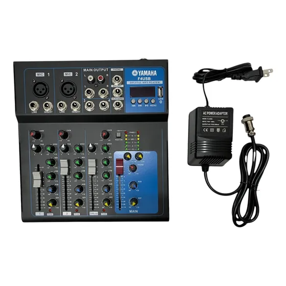Consola Yamaha Bluetooth Power 4 Canales Efectos Audios