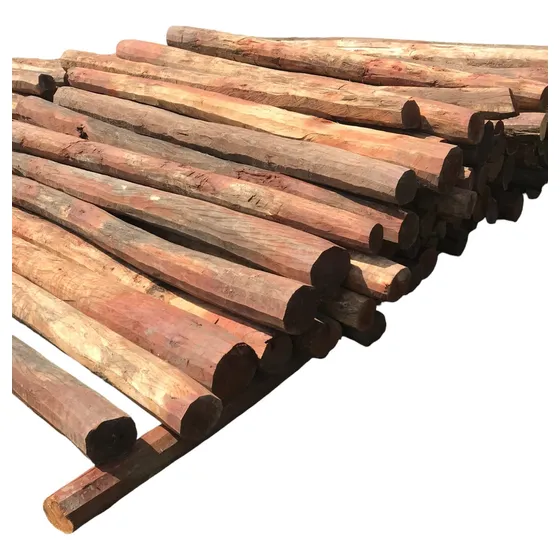 Postes De Quebracho Colorado Labrados 2,40 Mts