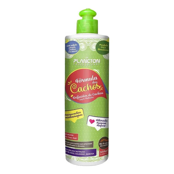 Fórmula Dos Cachos - Definidor De Cachos 500ml - Plancton