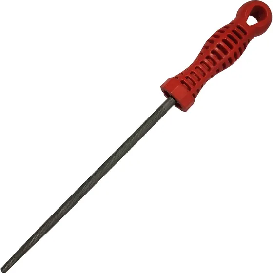 Lima Truper Para Metal Redonda Bastarda 10 Pulgadas Con Cabo