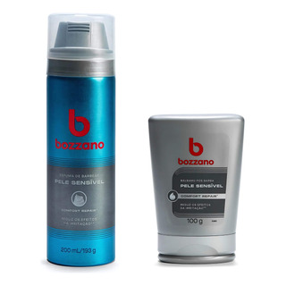 Espuma De Barbear E Pós Barba Bozzano Pele Sensível Espuma De Barbear E Pós Barba Bozzano Pele Sensível