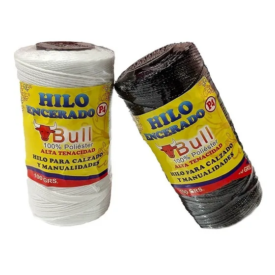 Hilo Bull Encerado P4 Coser Zapatos 100gr.