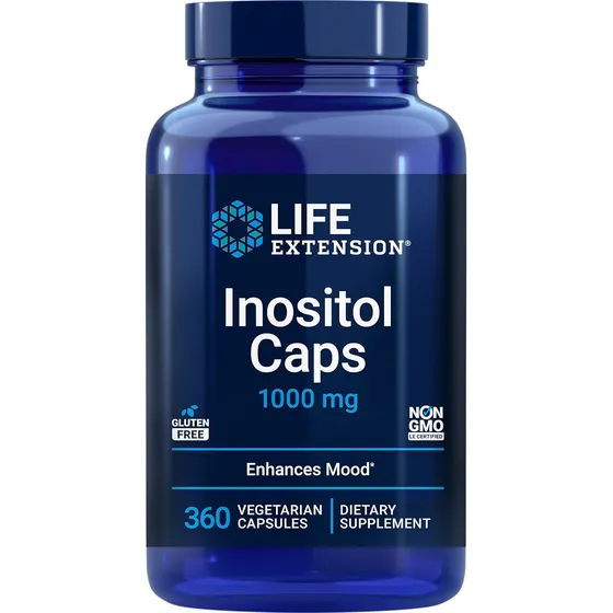 Suplemento Inositol 1000 Mg 360 Capsulas Life Extension