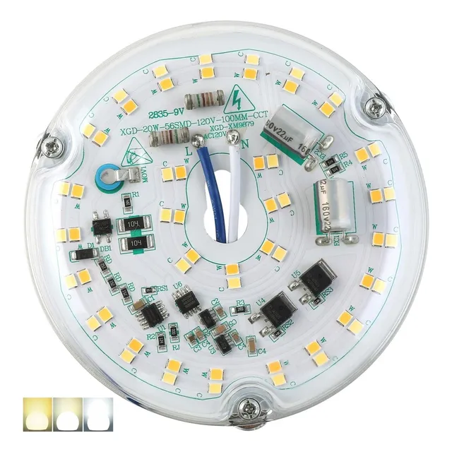 Kit De Actualización De 4 Luces Led Para Ventilador De Techo