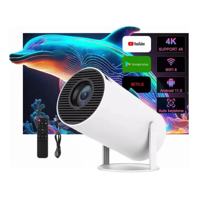 Mini Proyector Portatil 4k Hd 1080p Full Hd Wifi Android 