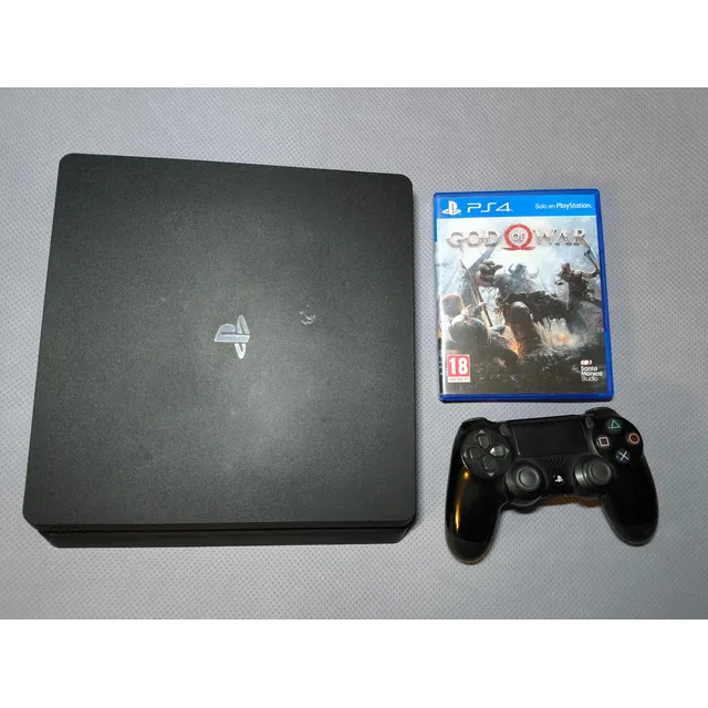 Sony Playstation 4 Slim 500 Gb + God Of War Negro