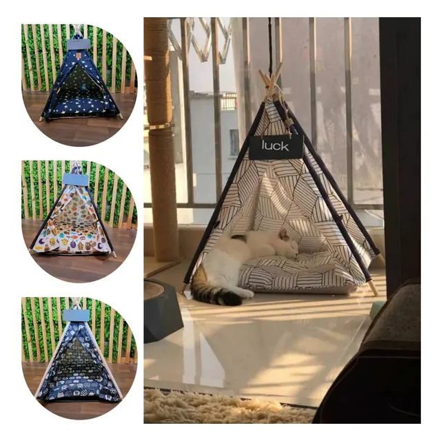 Casa Carpa Para Mascotas Perros O Gatos Estilo Nórdico 