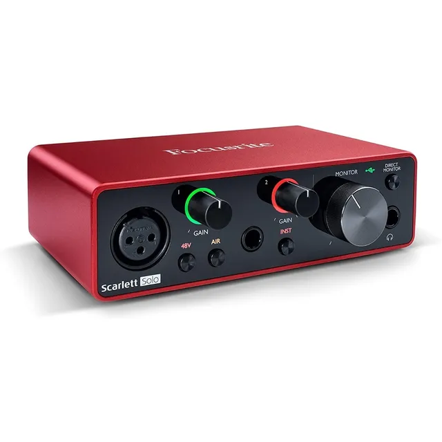 Focusrite Scarlett Solo (3 Gen) Placa Sonido Garantia Oficial Stock