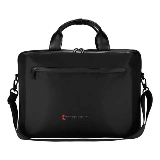 Maletin Para Laptop 17'' Roble Swissmobility, Color Negro Negro 17