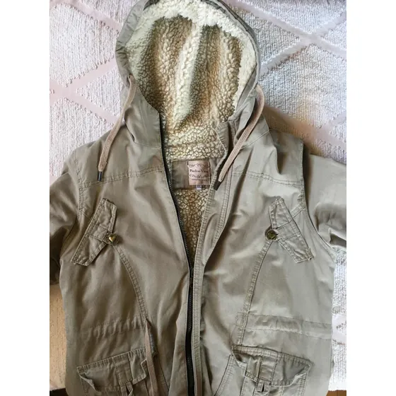 Campera Camperón Con Capucha Y Corderito