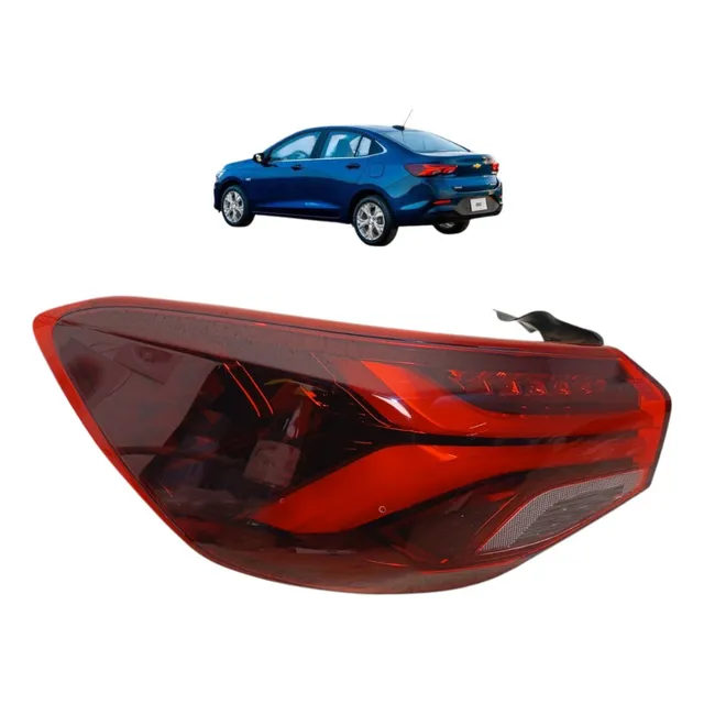 Lanterna Com Led Gm Onix Plus 2022 Lado Motorista C/ Detalhe