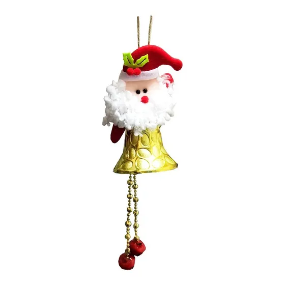 Adorno Navideño Papa Noel Con Campana Colgante Navidad