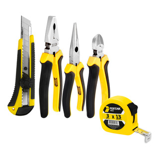 Kit Alicates Estilete 18mm Trena 3 Metros Alicate Universal Kit Alicates Estilete 18mm Trena 3 Metros Alicate Universal