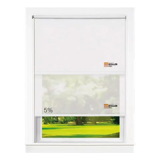 Cortina Roller Doble Blackout Sunscreen 5% 250x160cm  Dp01