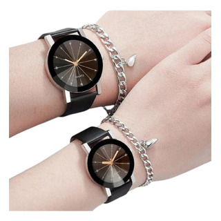 Relojes De Pareja Con Pulseritas, Hermoso Regalo Tu Y Yo Relojes De Pareja Con Pulseritas, Hermoso Regalo Tu Y Yo