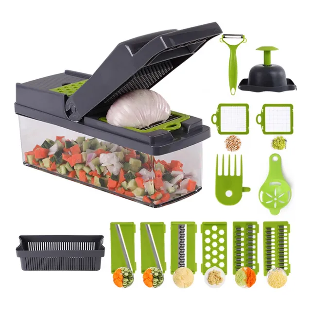 Mandolina Cortador De Verduras Triturador Vegetales  15 En 1