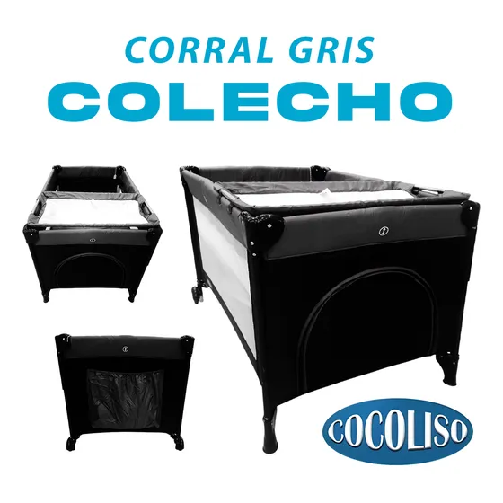 Cuna Corral Cocoliso Colecho Plegable Con Ruedas