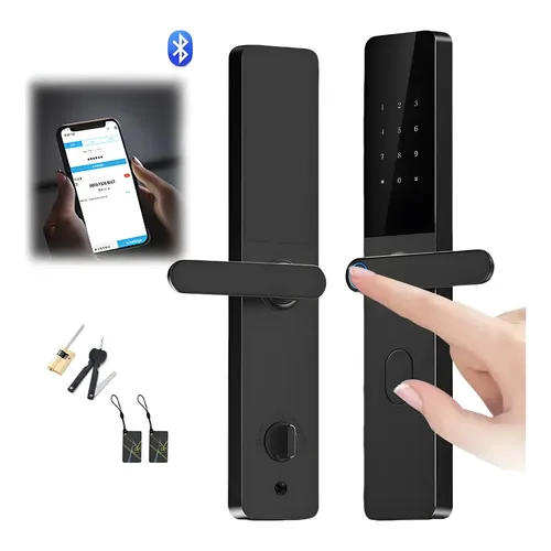 Cerradura Electrónica WELOCK P74 Con Código, Tarjeta RFID Y App Bluetooth – WiFi Opcional, Fácil De Instalar
