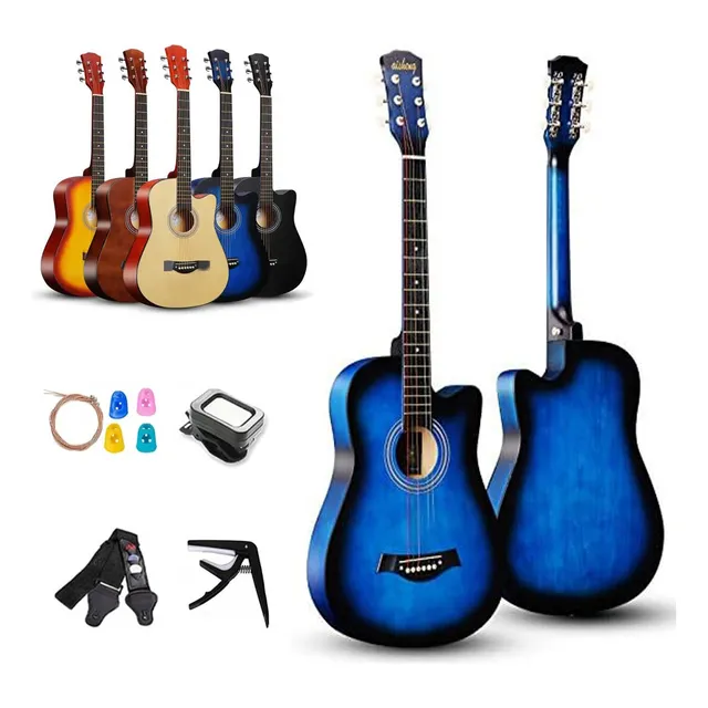 Guitarra Acústica 38in For Diestros Para Estudiantes