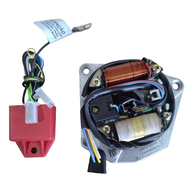 Cdi Kit Conversor Cg 125 76 82 Bolinha Com Bobina De Pulso