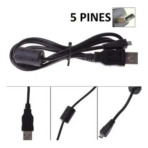 Cable De Datos 5 Pines Usb Camara Nikon  Cod 3182