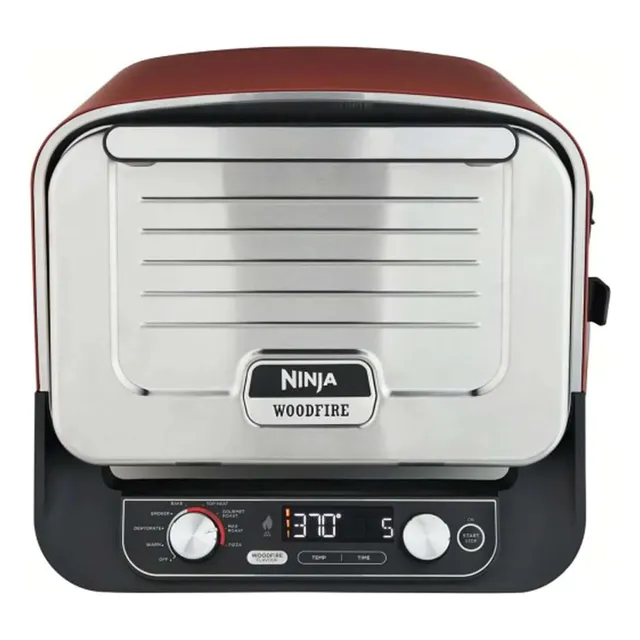 Horno De Pizza Ninja Woodfire Eléctrico 8 En 1 Terracota