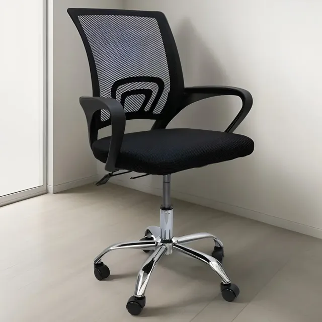 Silla Ejecutiva Oficina Despacho Ergonómica Escritorio Malla Negro Malla
