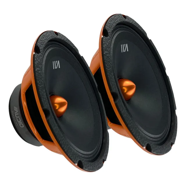 Par Medio Rango 8 Pulgadas 4 Ohms 140wrms Fh84bm Waraudio Color Negro