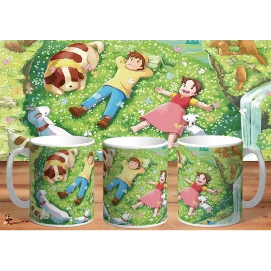 Taza Heidi La Niña De Los Alpes Y Pedro 4k Art