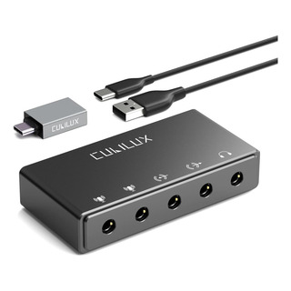 Interfaz De Audio Usb Cubilux Cb5 Para Grabar, Transmisión, Interfaz De Audio Usb Cubilux Cb5 Para Grabar, Transmisión,