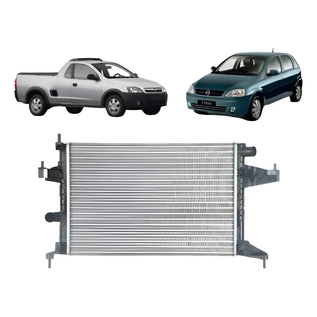 Radiador P/ Corsa Montana 1.0 1.4 1.8 2003  2009 C/ E S/ Ar