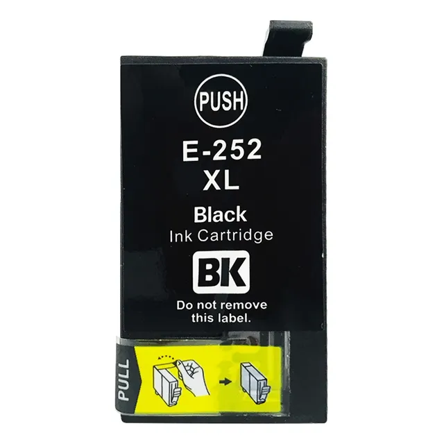 Cartucho Compatible Con Epson 252xl Wf 3620 3640 1710 Negro