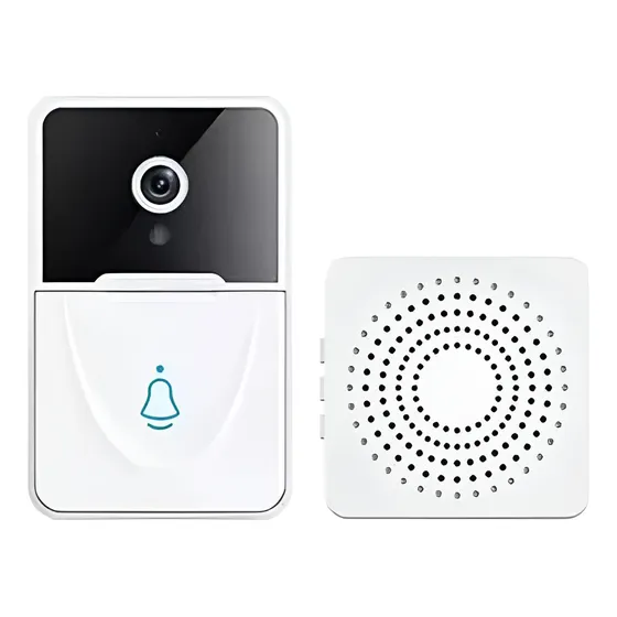 Timbre Inalámbrico Inteligente De Puerta Con Cámara