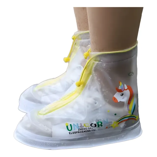 Zapatos Impermeables Niños Pvc Antideslizantes Protectores