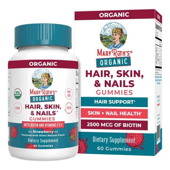 Gominolas Maryruth Organics Con Vitaminas Para Cabello, Piel