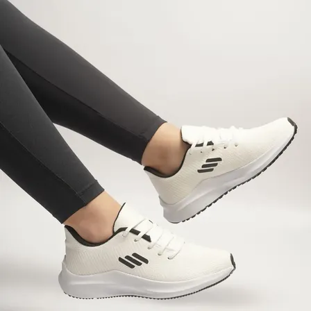 Tênis O2x Feminino Treino Academia Dia A Dia Promoção Branco
