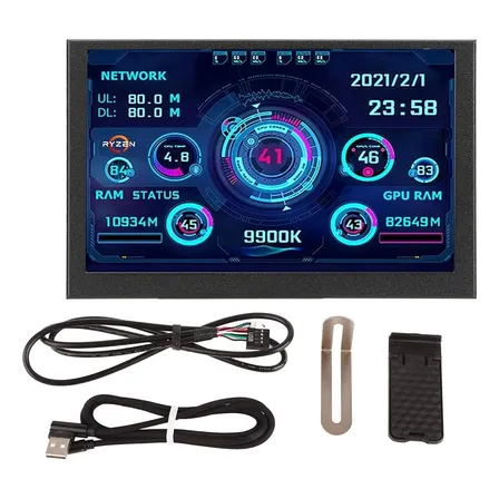 Sungooyue Ips Usb Mini Pantalla,5 Pulgadas Pc Cpu Monitor De