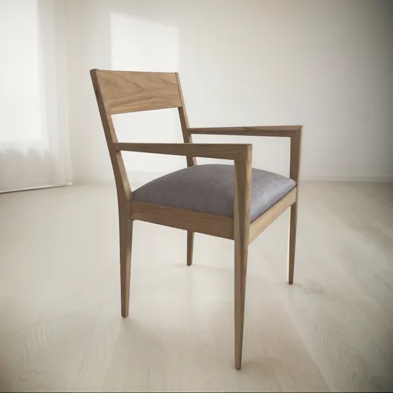 Silla Petiribi Con Apoyabrazos Modelo Pucara