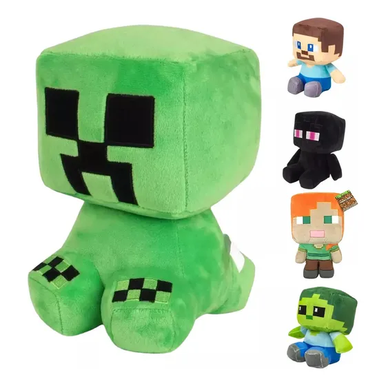 Peluches Minecraft Colección Esteve Creeper Enderman Juguete