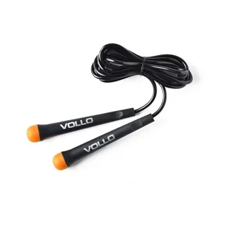 Corda De Pular Profissional Pvc Crossfit Treino Em Casa Vollo Vp1075 Preto Ajuste Comprimento 275cm Corda De Pular Profissional Pvc Crossfit Treino Em Casa Vollo Vp1075 Preto Ajuste Comprimento 275cm