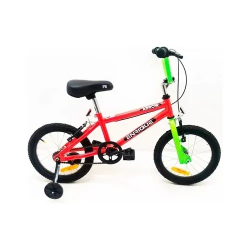Bicicleta Infantil Rodado 14 Varón Enrique Arrow C/ruedita