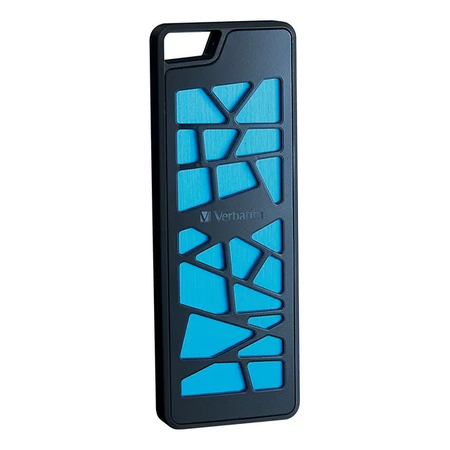Disco Externo Solido Verbatim 1 Tb Ssd Usb C Vgx1000 Gaming Color Azul